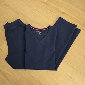 Movement Butter Soft Scrub Set Womens Size XS/P Navy Blue‎